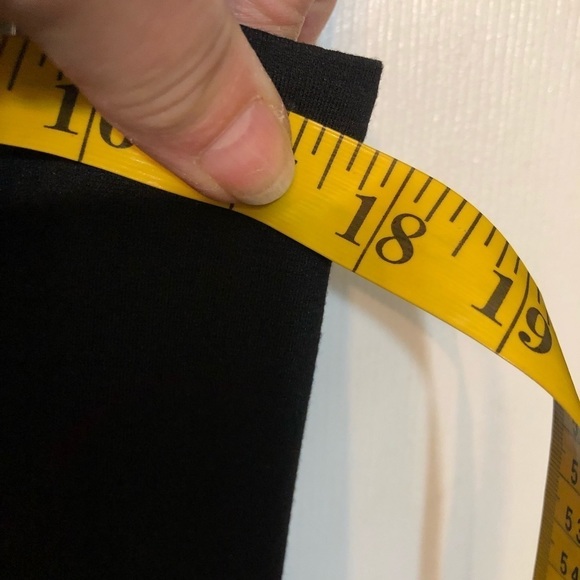 Mossimo Supply Co Size 12 black pieced faux leather mini lots of stretch - Picture 9 of 10